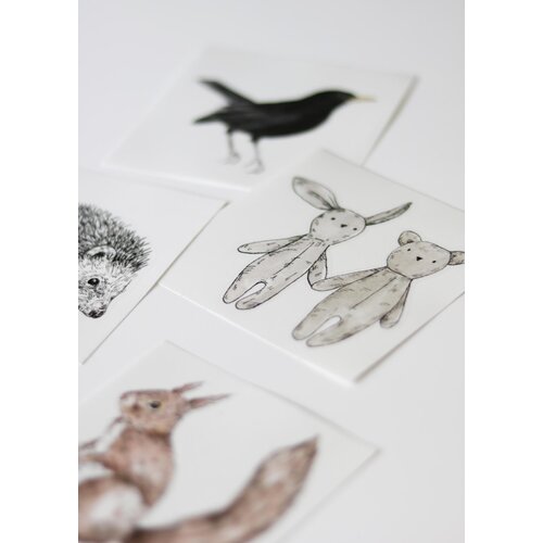 Inkylines Muursticker | Knuffels