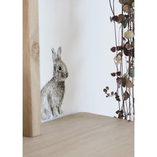 Inkylines Muursticker | Konijntje
