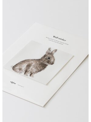 Inkylines Muursticker | Konijntje