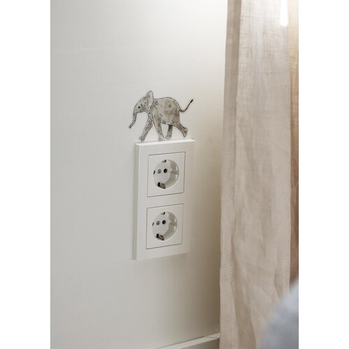 Inkylines Muursticker | Olifantje