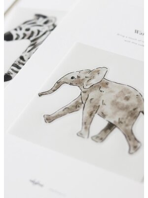 Inkylines Muursticker | Olifantje