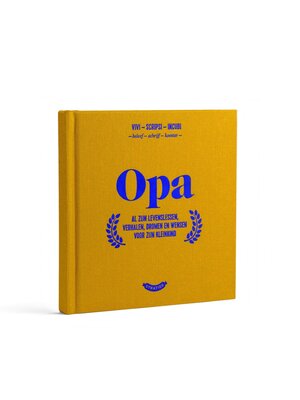 Uitgeverij Stratier Invulboekje door Opa