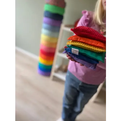 Pit & Play Pittenzakjes | Regenboog Kleuren