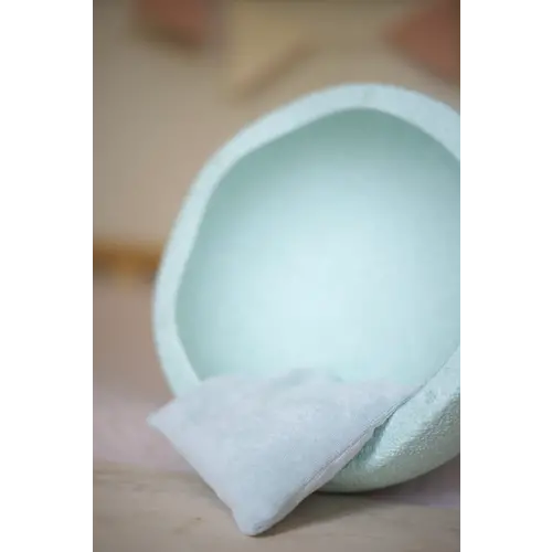 Pit & Play Pittenzakje - Pastel Mint Blauw Pit & Play Pittenzakje - Pastel Mint Blauw