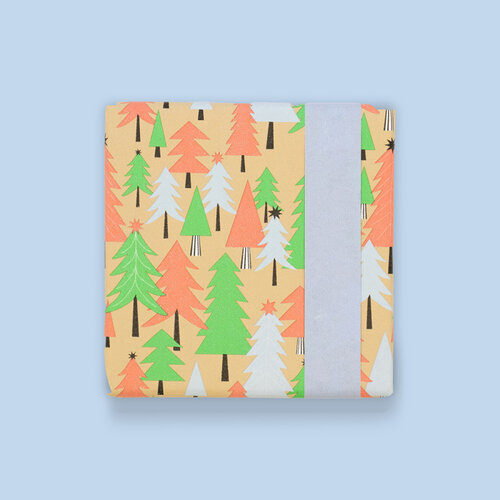 House of products Inpakpapier Kerst- Tree Graphic Beige - Bomen- Blue-Blauw House of products Inpakpapier Kerst- Tree Graphic Beige - Bomen- Blue-Blauw