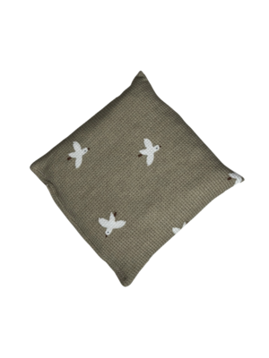 Pit & Play Pittenzakje - Donker Beige Vogeltjes