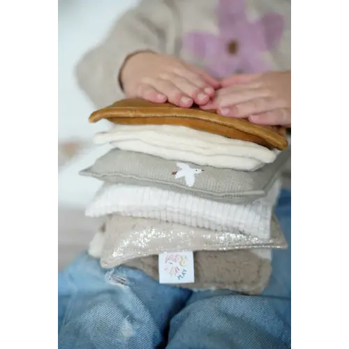 Pit & Play Pittenzakje - Wollig Beige Bloem