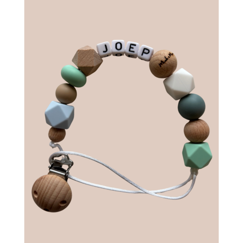 Mink & Moon Speenkoord met Naam Mink & Moon Speenkoord met Naam