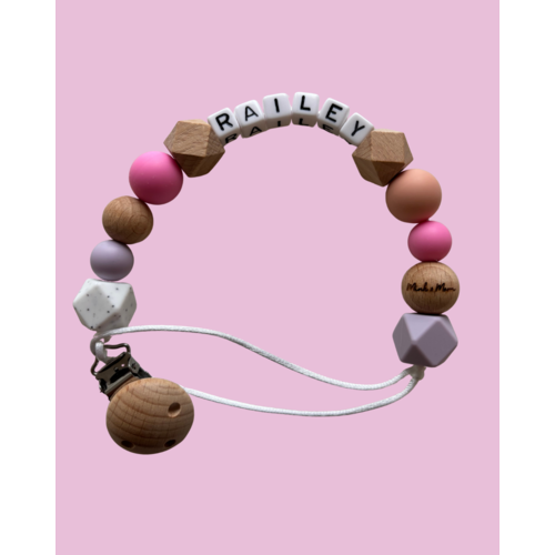 Mink & Moon Speenkoord met Naam Mink & Moon Speenkoord met Naam