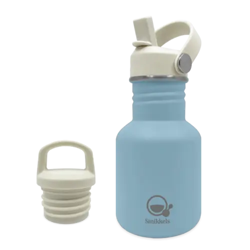 Smikkels RVS Drinkbeker 350 ml - blauw