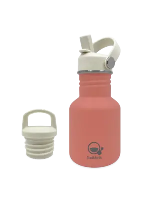 Smikkels RVS Drinkfles 350 ml - roze