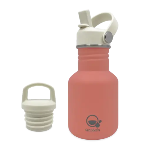 Smikkels RVS Drinkfles 350 ml - roze