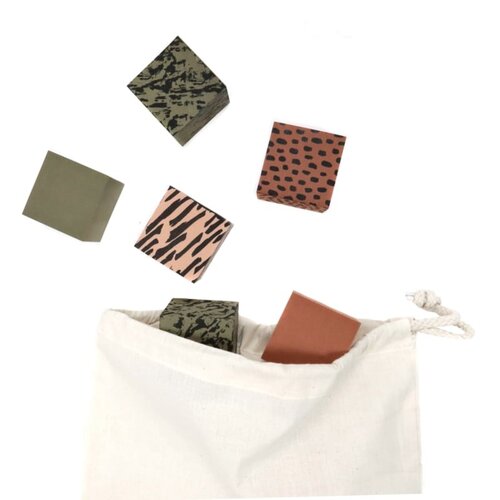 vanPauline Foamblokken groen + bewaarzak vanPauline Foamblokken groen + bewaarzak