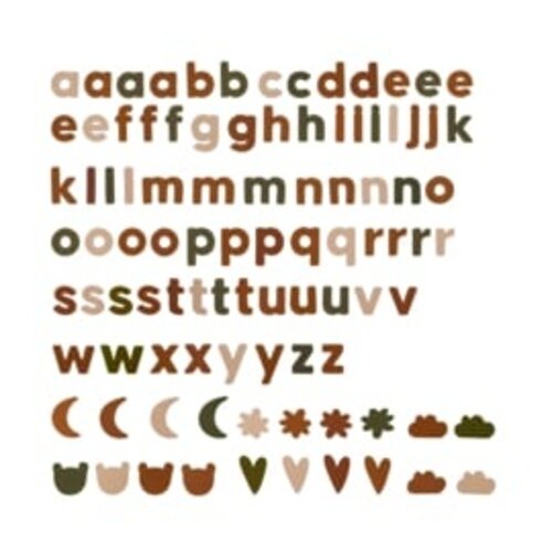 vanPauline Magneet Letters Groen vanPauline Magneet Letters Groen