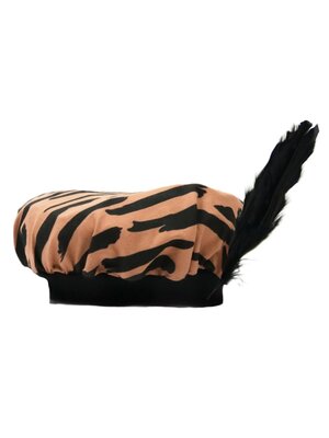 vanPauline Pietenmuts Peach Zebra