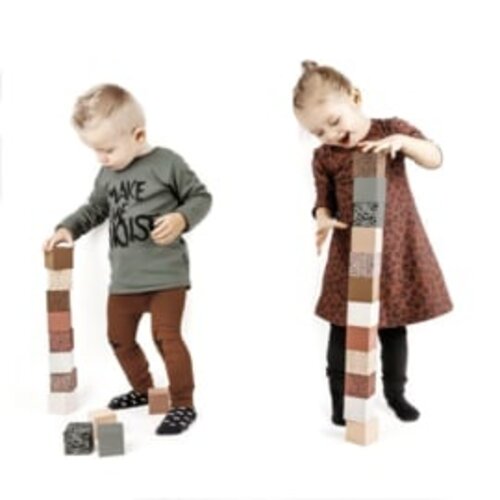 vanPauline Foamblokken groen + bewaarzak vanPauline Foamblokken groen + bewaarzak