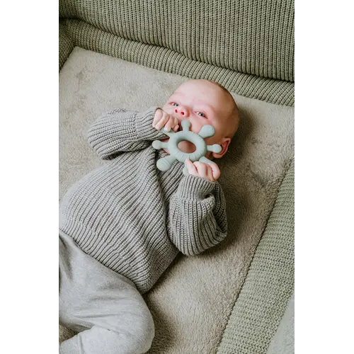 Baby's Only Bijtring Blossom - Stone Green Baby's Only Bijtring Blossom - Stone Green