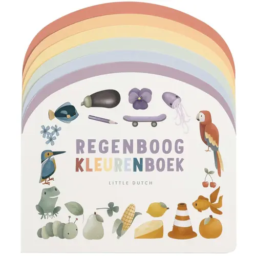 little dutch Regenboog Kleurenboek