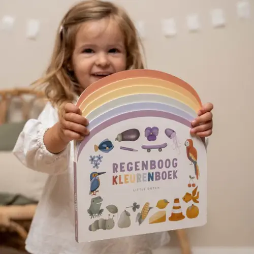 little dutch Regenboog Kleurenboek