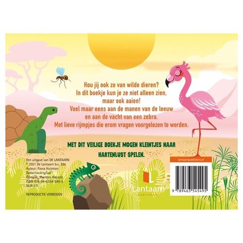 Lantaarn Publishers Wilde Dieren Kijk en Voel Boek