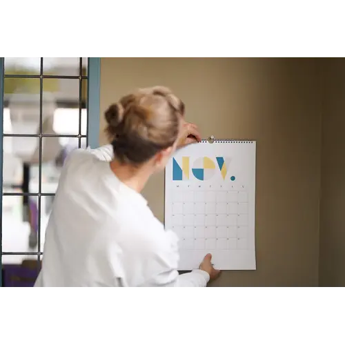 Engelpunt Verjaardagskalender A3 - English