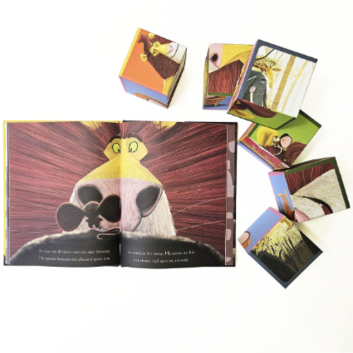 Uitgeverij Gottmer De leeuw in de muis- Boek en Blokpuzzel