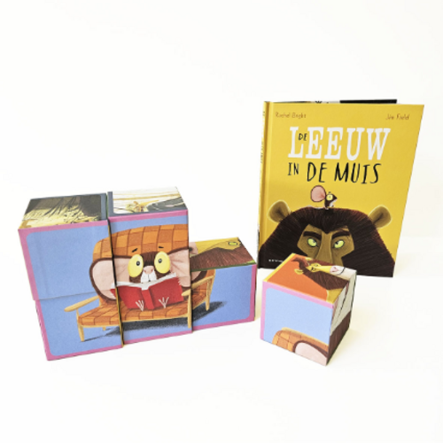 Uitgeverij Gottmer De leeuw in de muis- Boek en Blokpuzzel