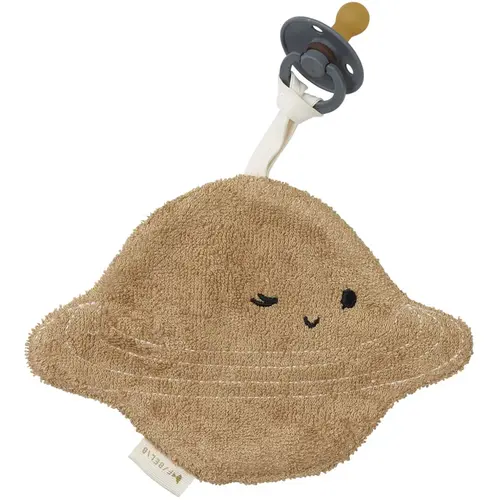 Fabelab Speendoekje - Planeet - Caramel Bruin Fabelab Speendoekje - Planeet - Caramel Bruin