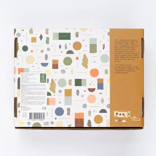 Fabelab Vormenstoof - Trekauto - Hout