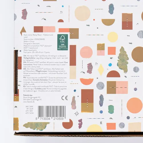 Fabelab Racebaan - Hout - Dieren