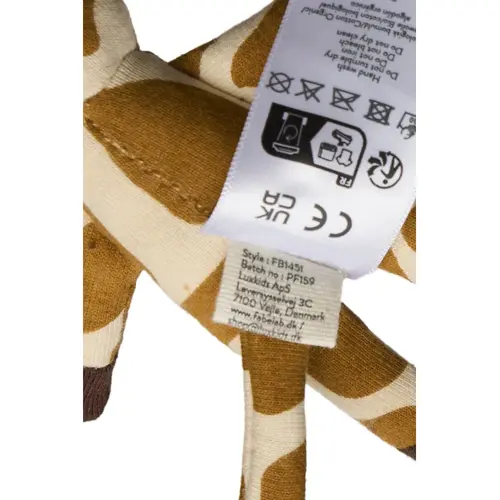 Fabelab Pocket Friend - Knuffel - Giraf