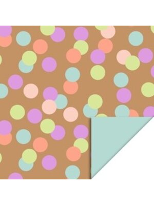 House of products Inpakpapier - Big Confetti Camel - Pistache