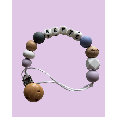 Mink & Moon Speenkoord met Naam Mink & Moon Speenkoord met Naam