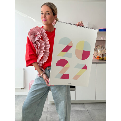 Engelpunt Jaarkalender 2027 - formaat B2 (50 x 70 cm)  - Familie Planner