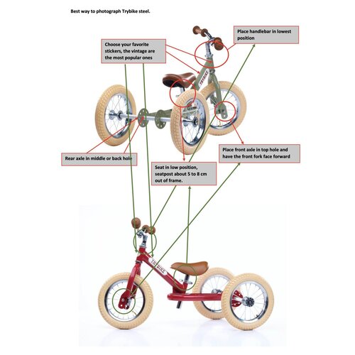 Trybike Loopfiets Vintage Steel | Grijs | Mat Trybike Loopfiets Vintage Steel | Grijs | Mat