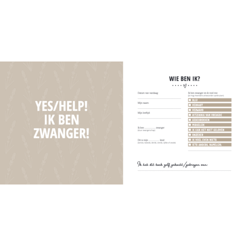 Lantaarn Publishers Mijn 9 Maanden Invulboek - Maak een unieke herinnering