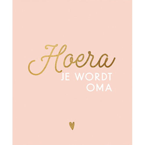 Lantaarn Publishers Hoera, je wordt oma | cadeauboekje Lantaarn Publishers Hoera, je wordt oma | cadeauboekje