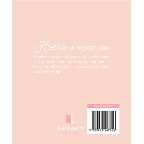 Lantaarn Publishers Hoera, je wordt oma | cadeauboekje Lantaarn Publishers Hoera, je wordt oma | cadeauboekje