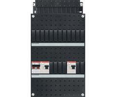 ABB ABB groepenkast 1-fase, 2 Aardlekschakelaars 2-P, 1 hoofdschakelaar 2-P 40A