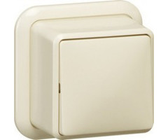 Gira Gira Opbouw wisselschakelaar Wit (creme) 10610