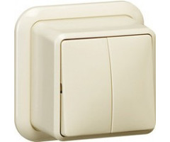 Gira Gira Opbouw serieschakelaar Wit (creme) 010510
