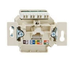 Rutenbeck Netwerk / Telefoon basiselement ENKEL Cat. 6 (standaard)