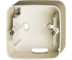 Busch-Jaeger Busch-Jaeger opbouwrand 1V wit (creme) 1701-212