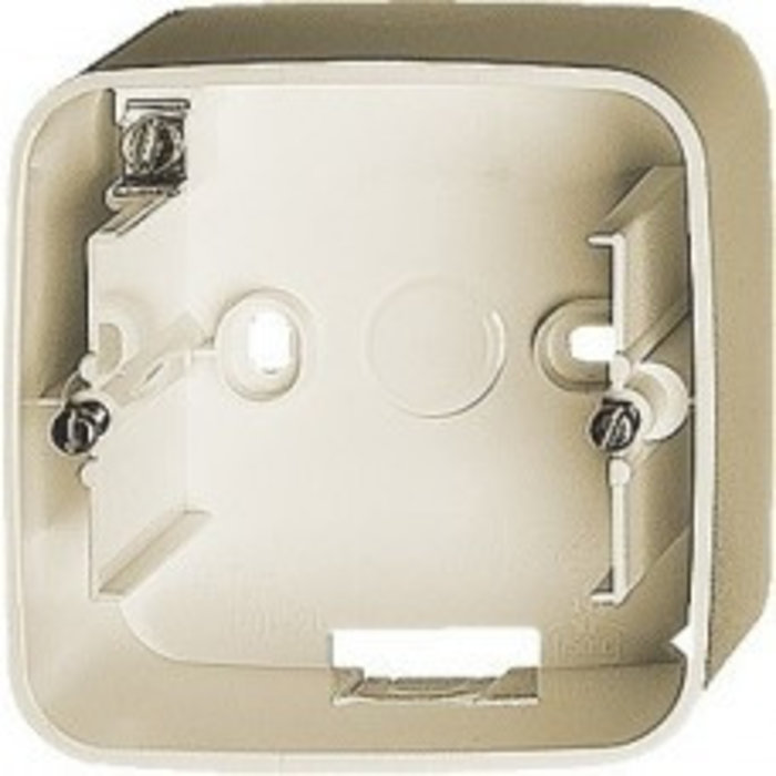 Busch-Jaeger Busch-Jaeger opbouwrand 1V wit (creme) 1701-212