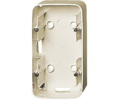 Busch-Jaeger Busch-Jaeger opbouwrand 2v wit (creme) 1702-212