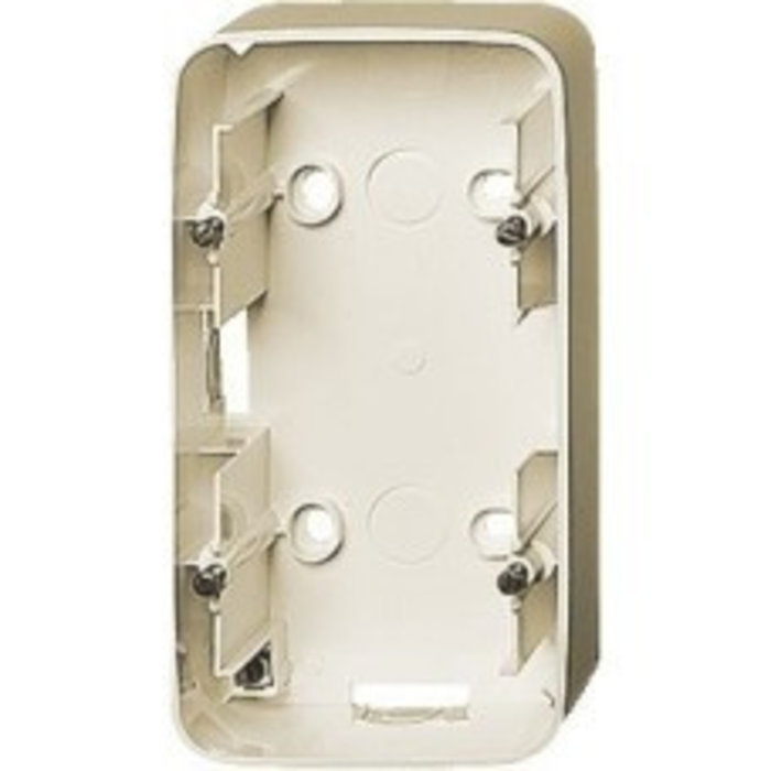 Busch-Jaeger Busch-Jaeger opbouwrand 2v wit (creme) 1702-212