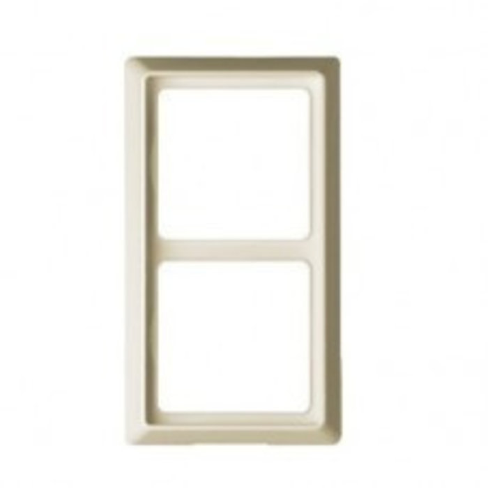 Busch-Jaeger Busch-Jaeger 2-voudig afdekraam voor wandcontactdoos spatwaterdicht wit (creme) 2102-32
