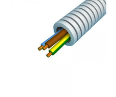 Preflex Preflex flexibele buis 16mm met 3 x 2,5 mm draad grijs 100 meter