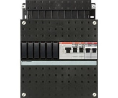 ABB ABB groepenkast 1-fase, 2 groepen, 1 Aardlekschakelaar 2-P, 1 fornuisgroep 2x230V