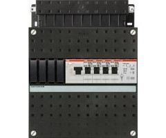 ABB ABB groepenkast 1-fase, 4 groepen, 1 Aardlekschakelaars 2-P, 1 beltrafo